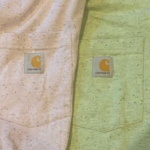 Two Carhartt Large Tshirts